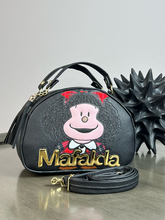 MALETITA PERSONAJE MAFALDA NEGRO