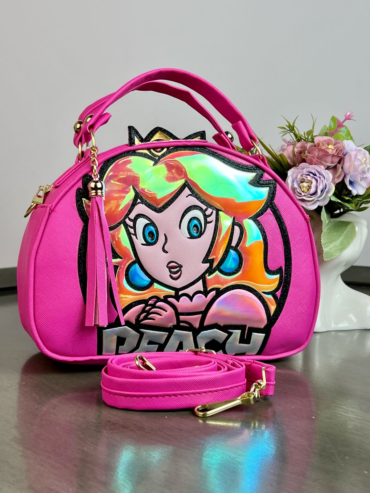 MALETITA PERSONAJE PRINCESS PEACH FIUSHA