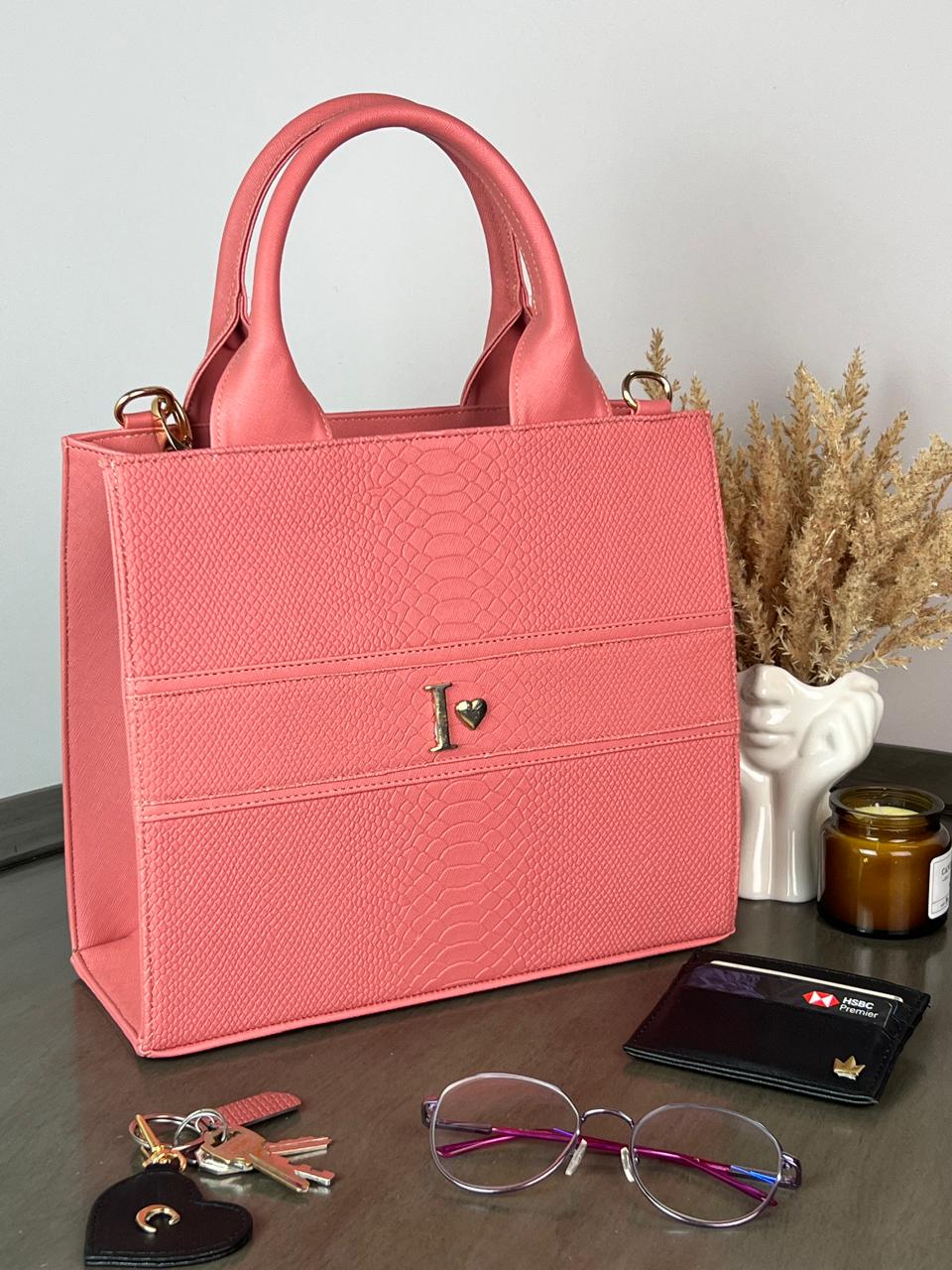 TOTE CLASICA MINI CORAL