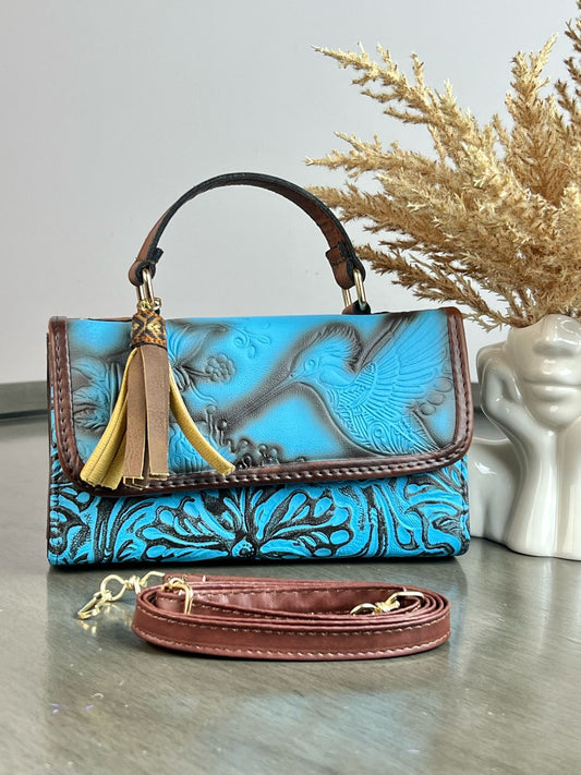MAOMA DELIA 1.0 COLIBRI AZUL TURQUESA VINTAGE