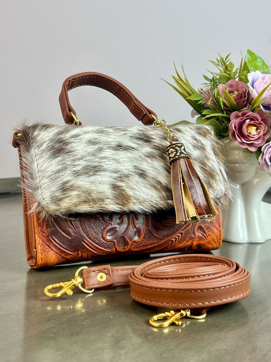CROSSBODY DELIA NUEZ PELO