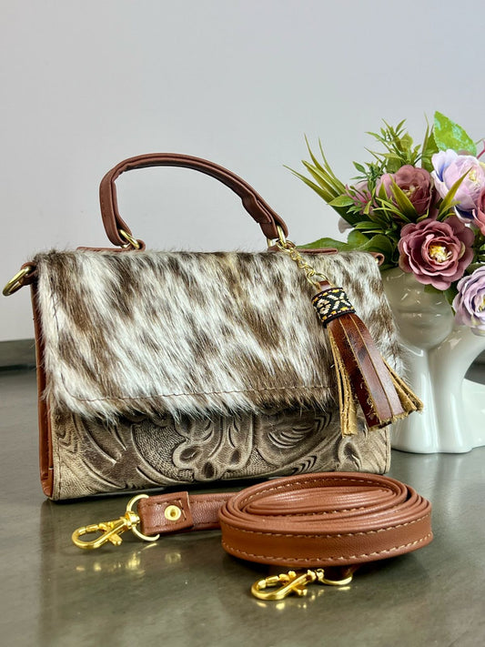 CROSSBODY DELIA CENIZA PELO