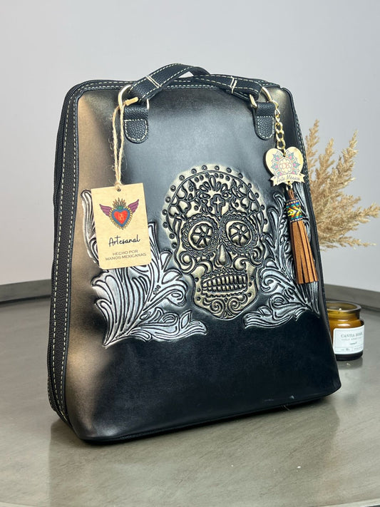 DB MOCHILA CAPRI CALAVERA NEGRO