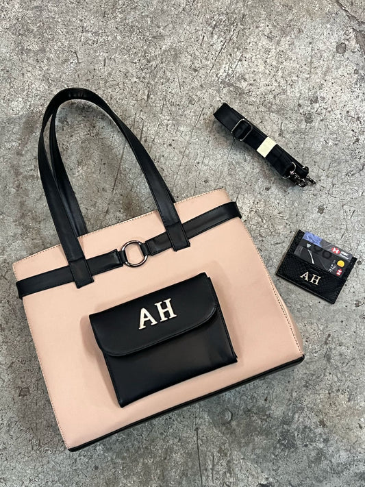 TOTE CARGO MAQUILLAJE/NEGRO