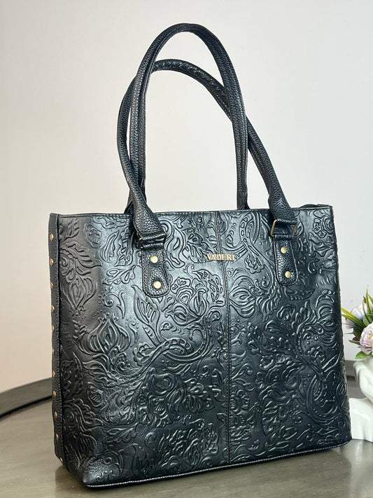 JS BOLSO REYNA NEGRO GRABADO