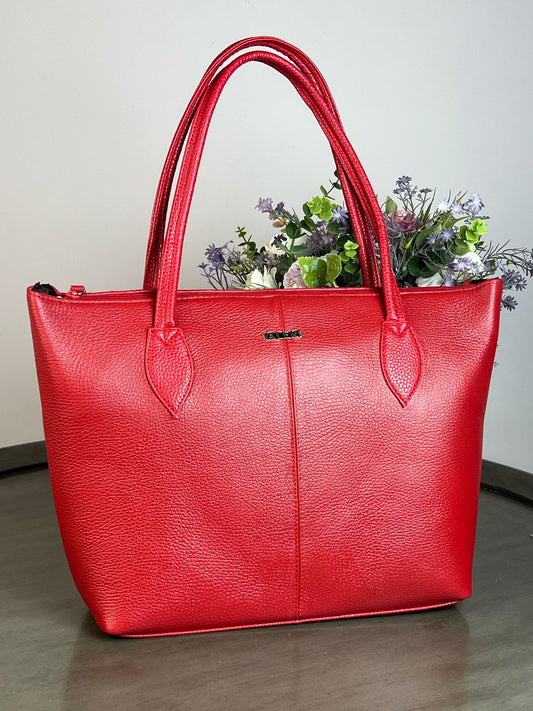 JS BOLSO SONIA ROJO LISO