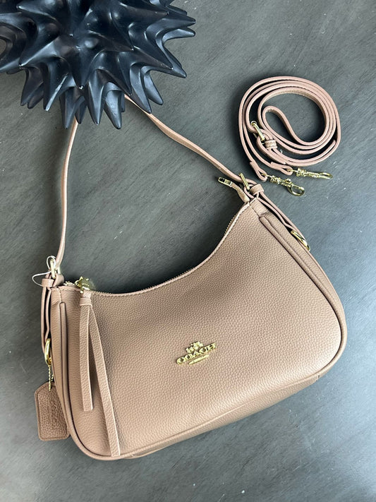 IMPORTACION COACH BAGUETTE CAMEL LISO