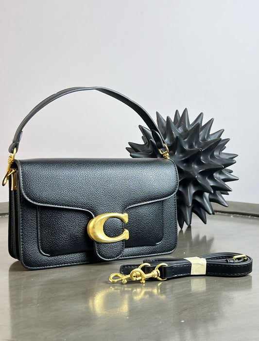 IMPORTACION CROSSBODY COACH NEGRO LISO