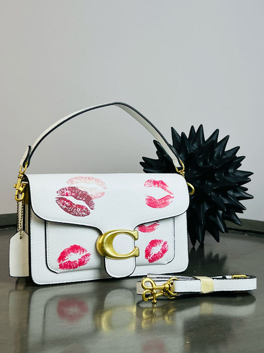 IMPORTACION CROSSBODY COACH HUESO BESOS