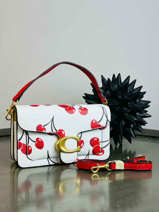 IMPORTACION CROSSBODY COACH HUESO CEREZAS