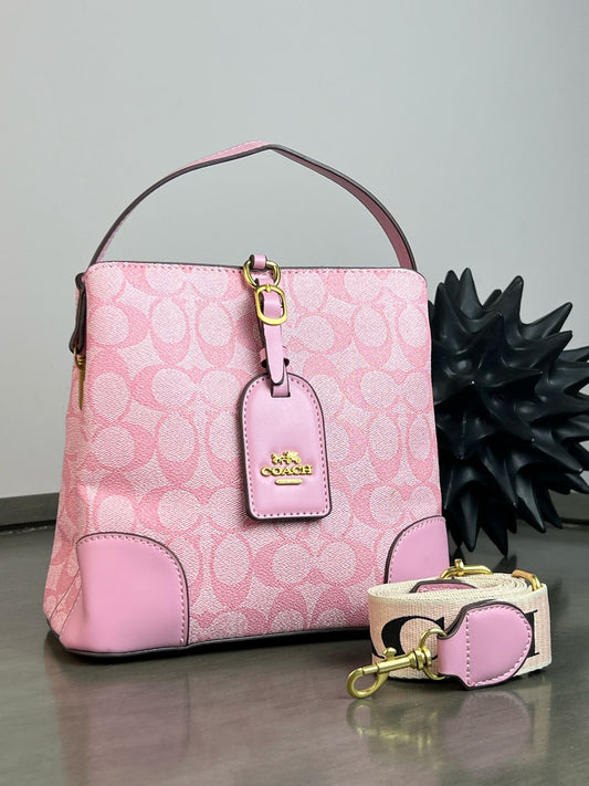 IMPORTACION COACH BUCKET ROSA