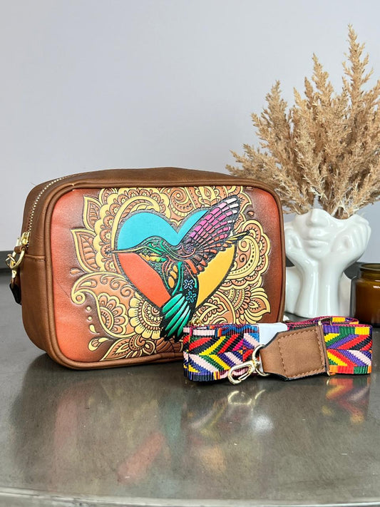 DB BANDOLERA INES COLIBRI CAMEL