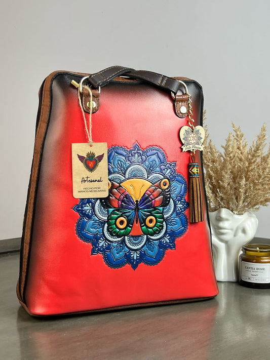 DB MOCHILA CAPRI MARIPOSA ROJO