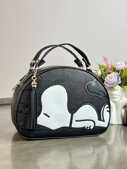 MALETITA PERSONAJE SNOOPY SLEEP NEGRO
