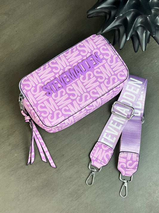 IMPORTACION CROSSBODY CIERRE STEVEN MADDEN PURPURA
