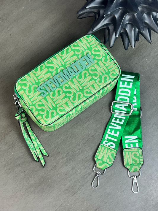 IMPORTACION CROSSBODY CIERRE STEVEN MADDEN VERDE