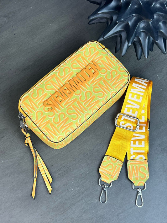 IMPORTACION CROSSBODY CIERRE STEVEN MADDEN AMARILLO