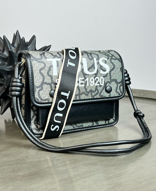 IMPORTACION CROSSBODY TOUS OXFORD/NEGRO