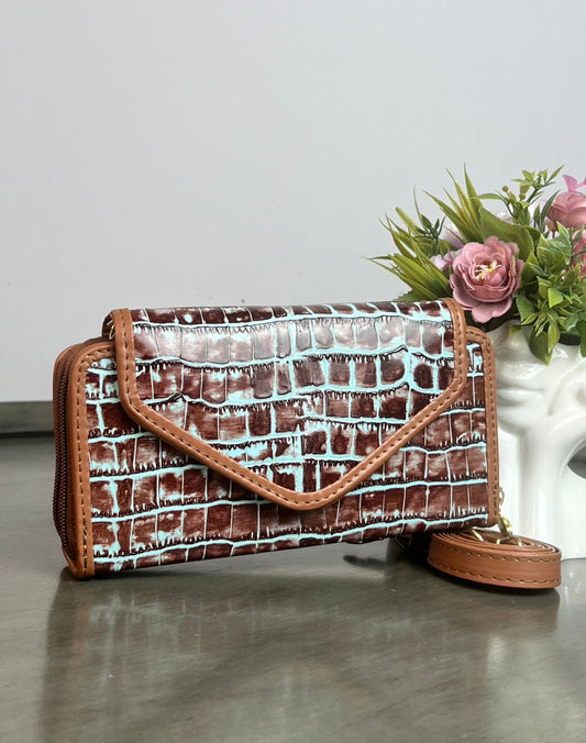 CARTERA PIEL TAPA LADRILLO