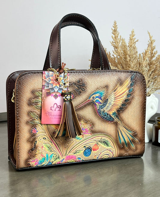 MAOMA CROSSBODY COLIBRI ARENA/TONOS AMARILLO