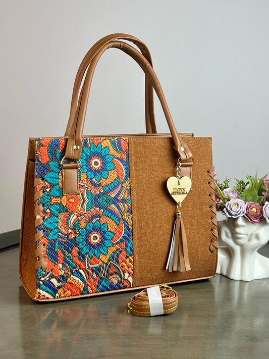 YUTE MODELO TEJIDA COMINO/COLORES MANDALAS