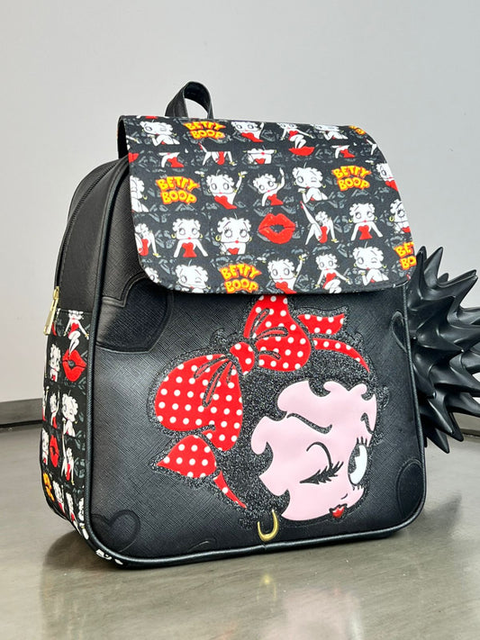 MOCHILA PERSONAJE BETTY BOOP NEGRO