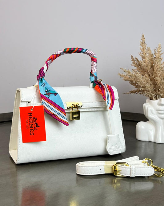 IMPORTACION CROSSBODY HERMES WHITE