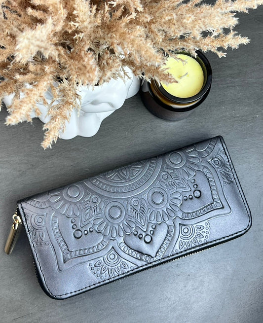 CARTERA 1 CIERRE MANDALA BRONCE