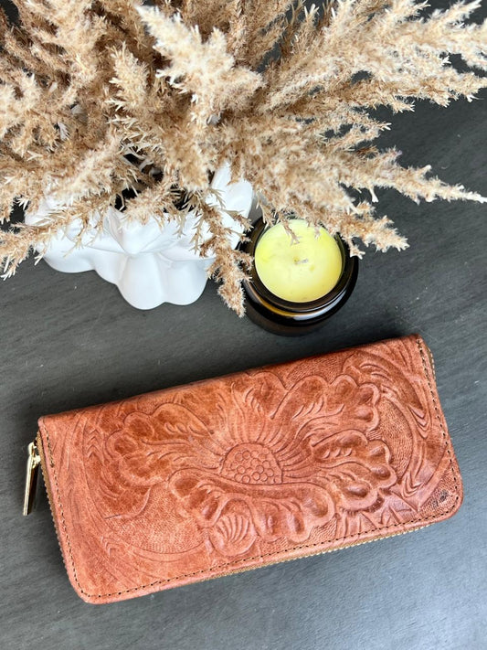 CARTERA 1 CIERRE FLORES CAMEL CASTAÑA