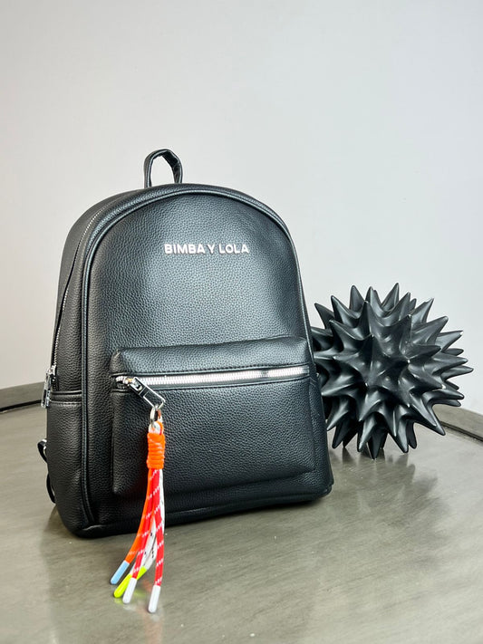 MOCHILA BIMBA Y LOLA LISA NEGRO