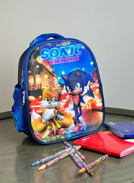 MOCHILA KYNDER PERSONAJES 3D SONIC