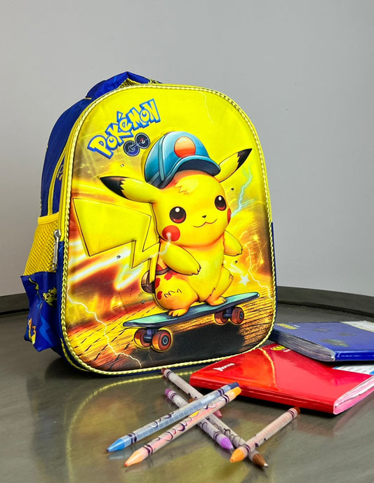 MOCHILA KYNDER PERSONAJES 3D PIKACHU