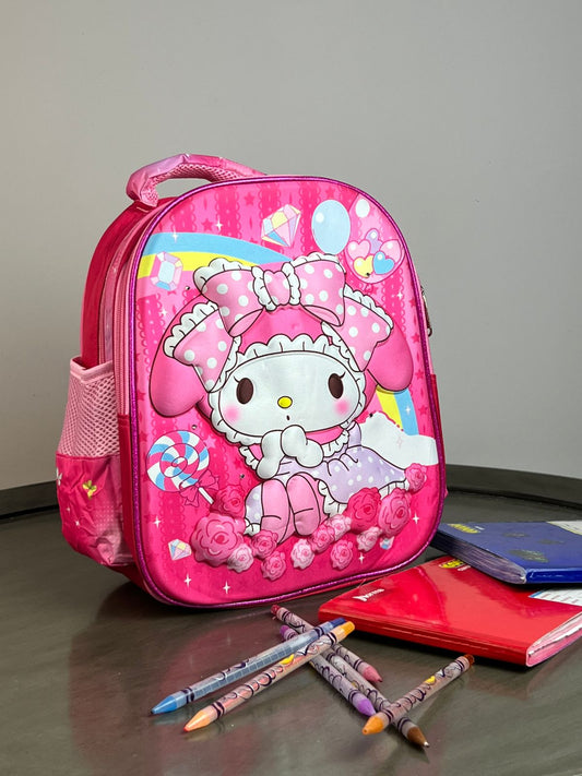 MOCHILA KYNDER PERSONAJES 3D MELODY ROSA