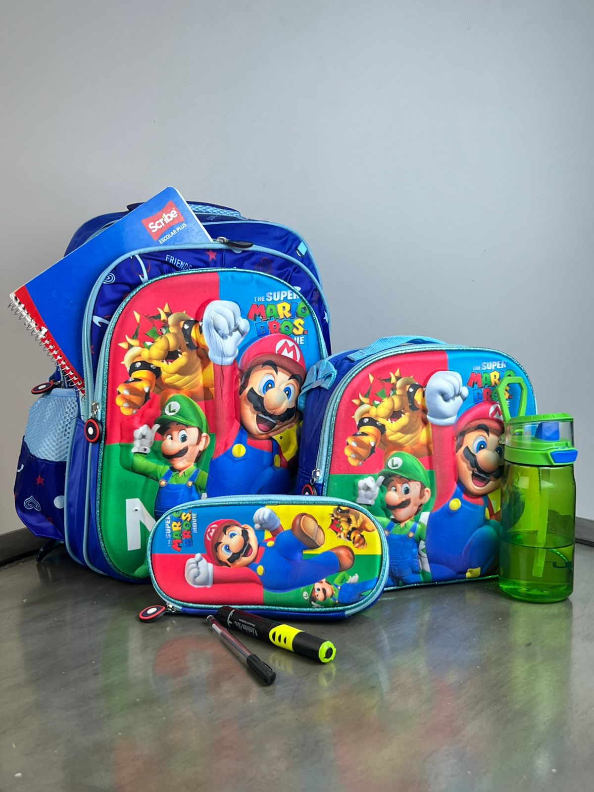 COMBO ESCOLAR SUPER MARIO