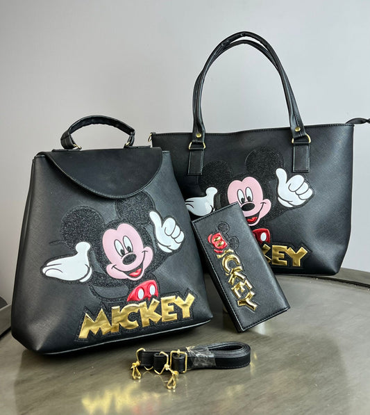 COMBO PERSONAJES MICKEY NEGRO