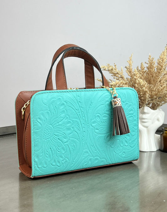CROSSBODY DOBLE CARA FLORES JADE