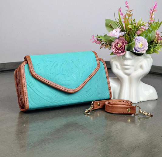 CARTERA PIEL TAPA AQUA
