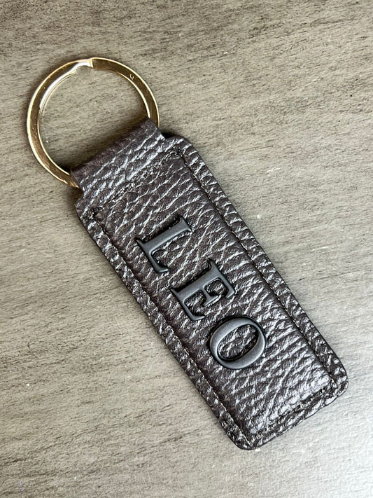 LLAVERO RECTANGULAR DE PIEL FERRERO