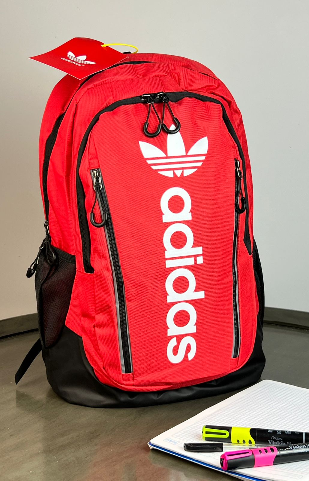 MOCHILA ADIDAS W51826 ROJO