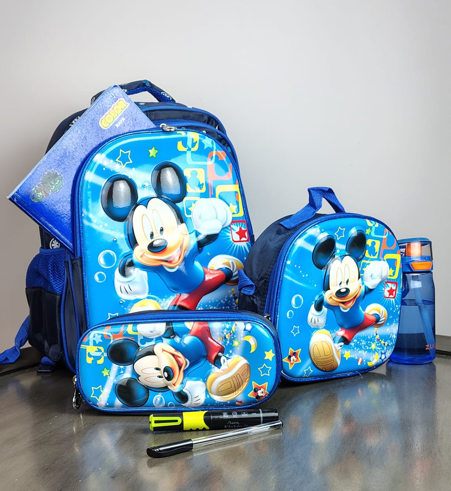 COMBO ESCOLAR 3D MICKEY RUNNING