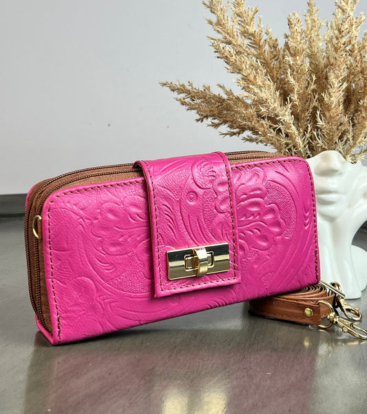 CARTERA PIEL BROCHE FIUSHA MATE