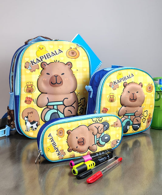 COMBO KINDER CAPYBARA SCOOTER AMARILLO/CELESTE