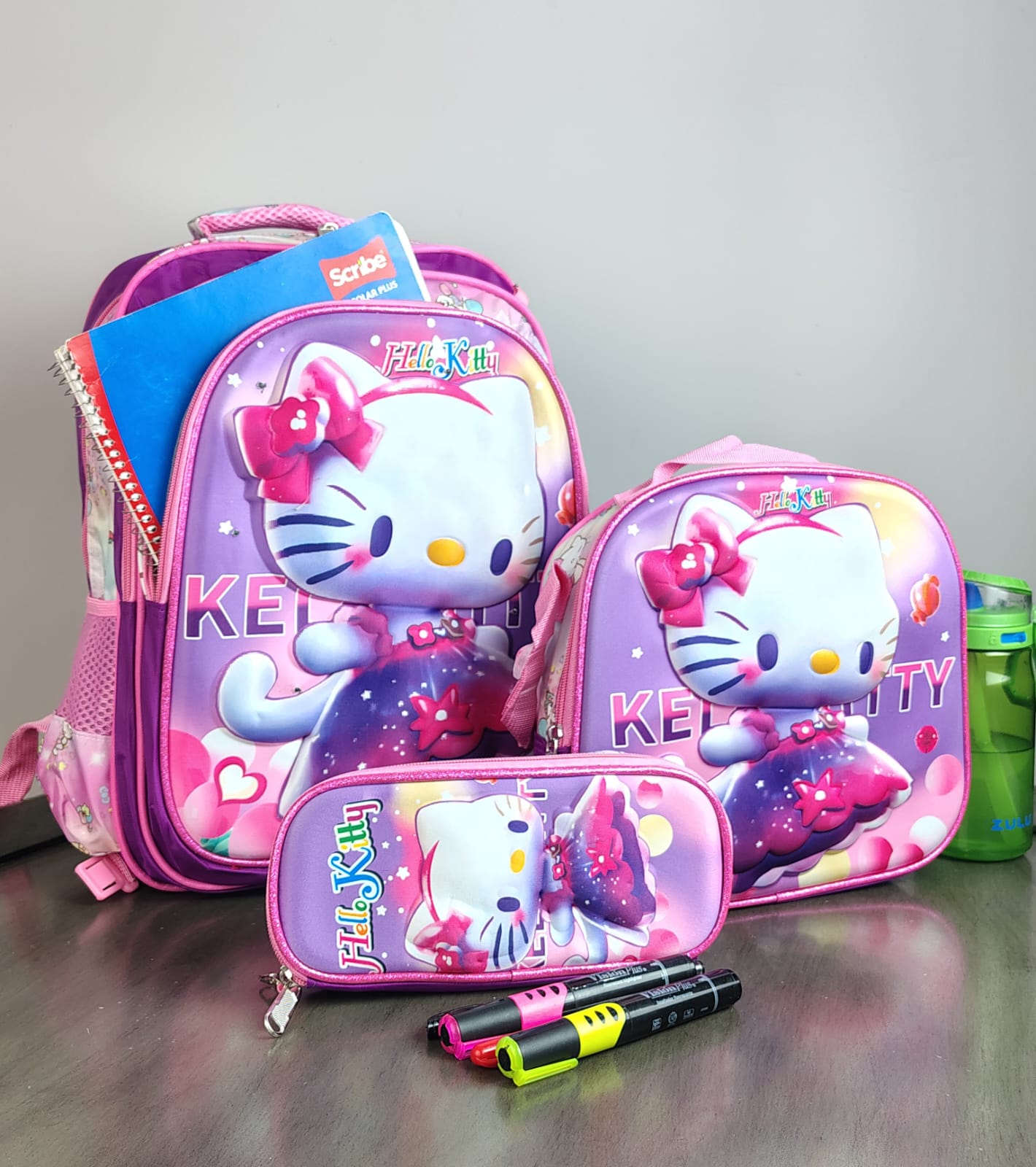 COMBO ESCOLAR PERSONAJES HELLO KITTY