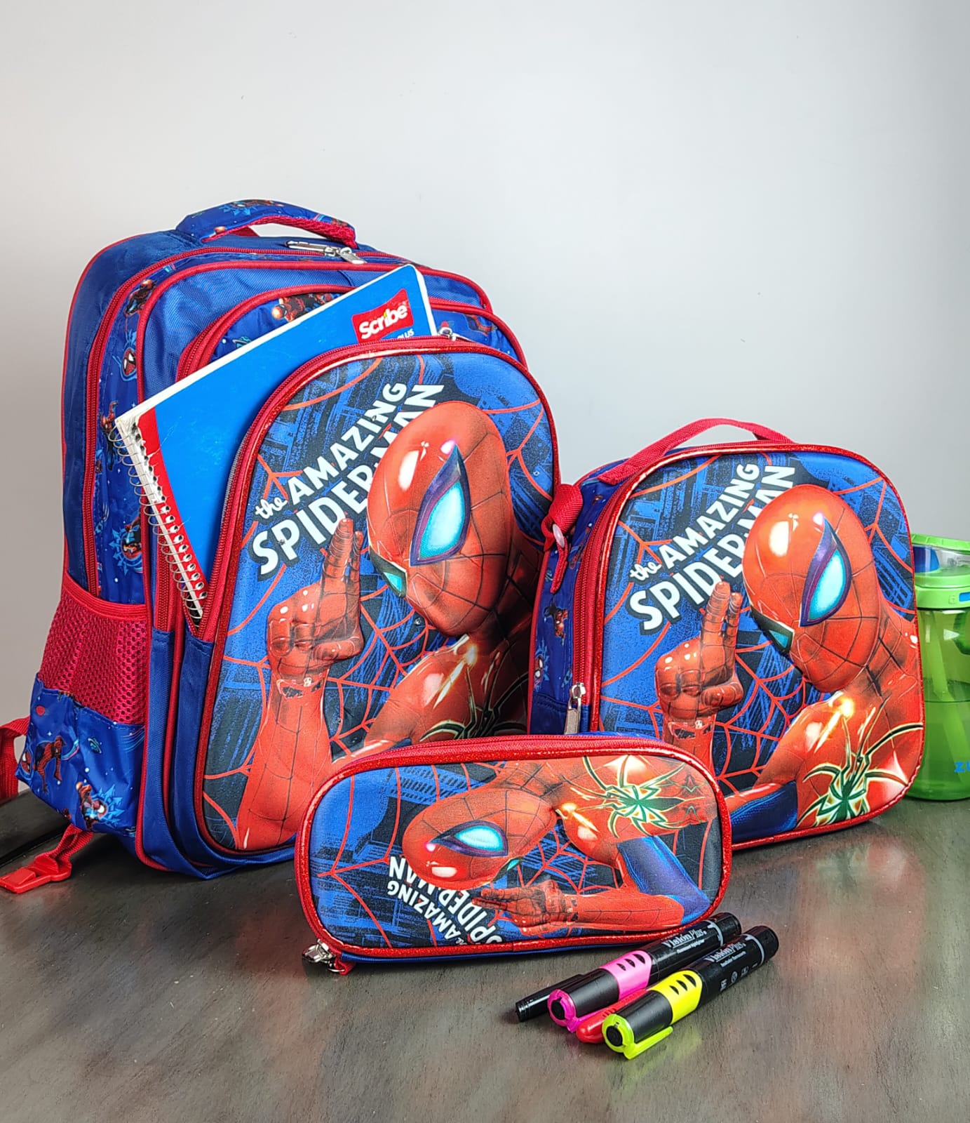 COMBO ESCOLAR PERSONAJES THE AMAZING SPIDERMAN