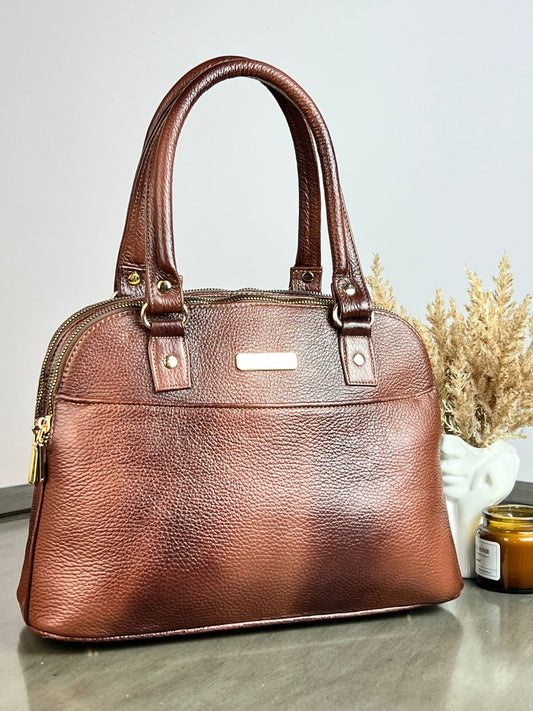 BOLSO PIEL SERENA MARRÓN