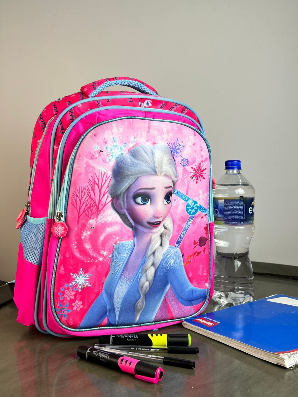 MOCHILA ESCOLAR PERSONAJES ELSA FIUSHA