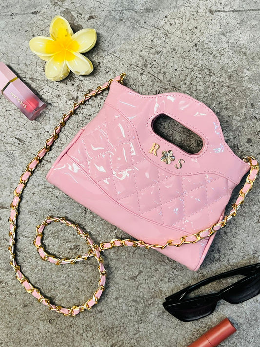 DUPE NANO CHANEL 31 CHAROL ROSA PARAISO H/DORADO
