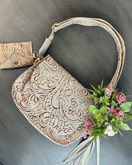 CROSSBODY MABEL LATTE/COBRE