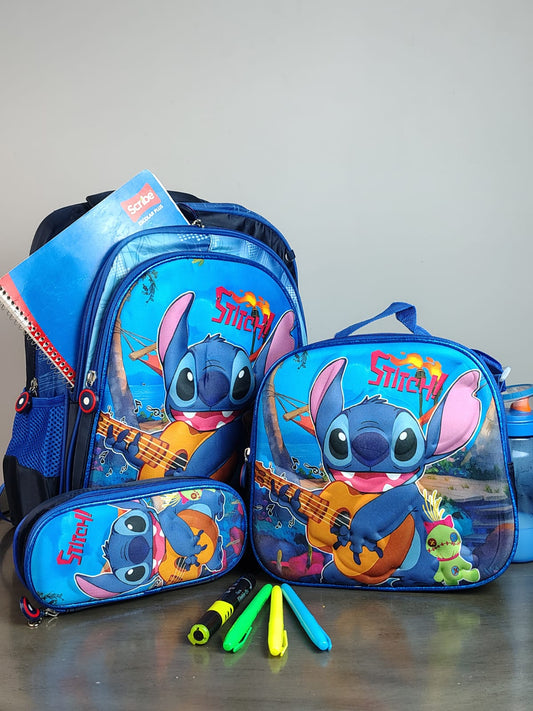 COMBO ESCOLAR STITCH Y TRAPOS GUITARRA