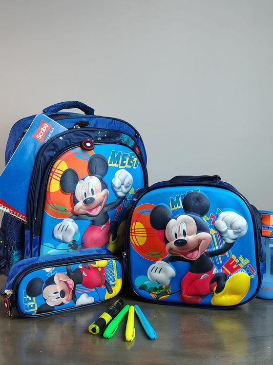 COMBO ESCOLAR MICKEY MOUSE HAPPY